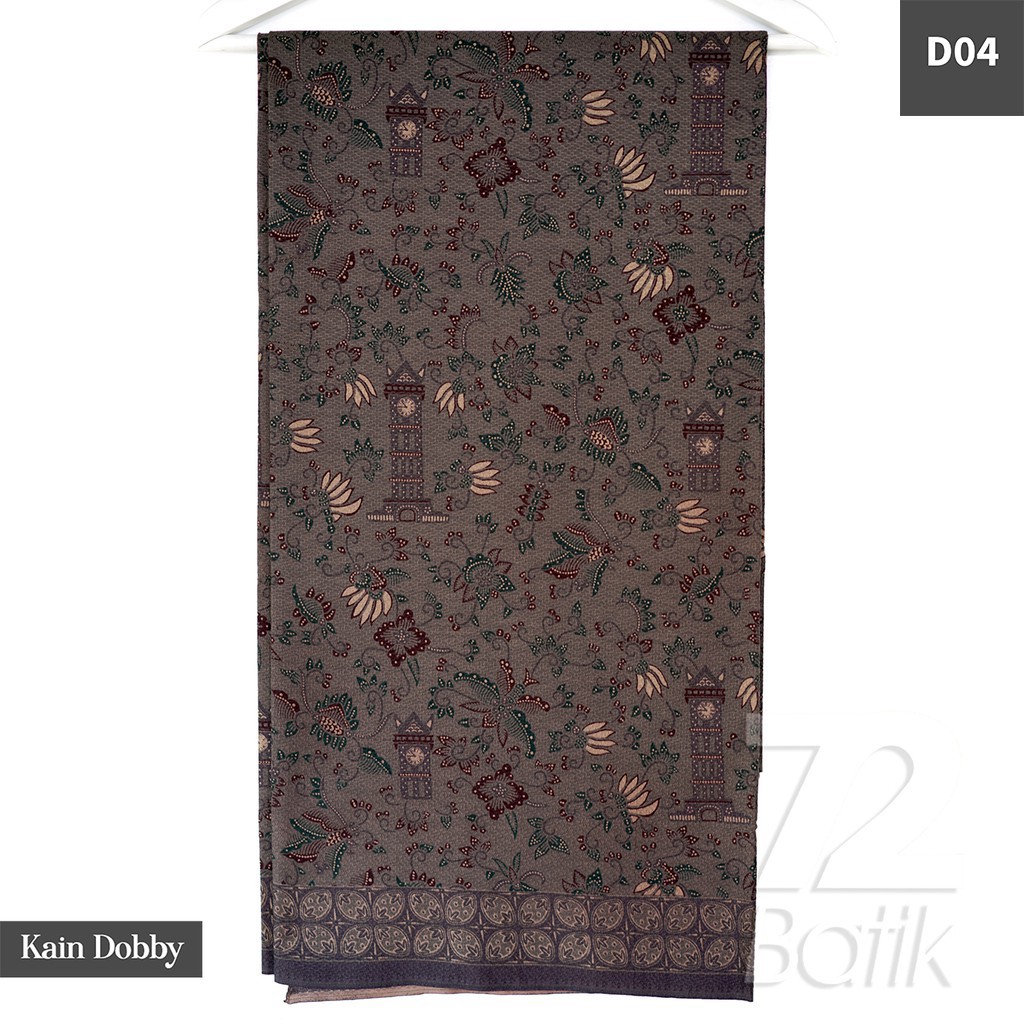 KAIN BATIK PREMIUM Dobby Motif Jam Gadang Warna Abu Grey Gray Dolbi Dobi Doby Viscos 725208 Cap 72 Jarik Jarit Samping Kebat Panjang Batik Dobby Modern Premium Bahan Seragam Batik Pernikahan Kantor Keluarga Murah Kamen Jadi Batik Bali Lembaran