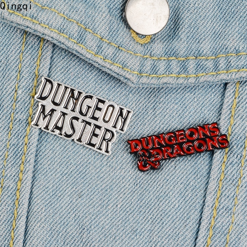 Bros Pin Enamel Dungeon Master Dragons Dnd20 Untuk Bermain Peran