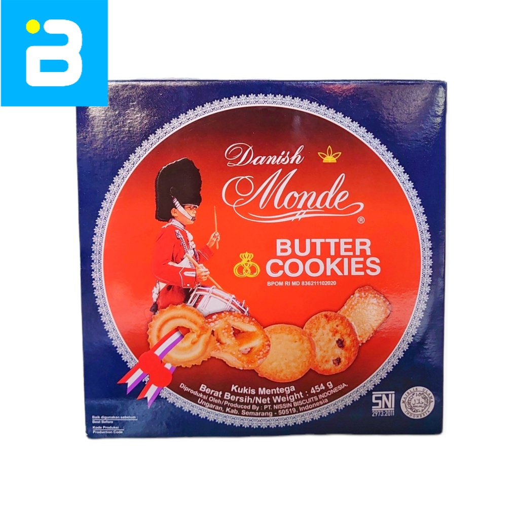 

Monde Butter Cookies Kaleng 454 G