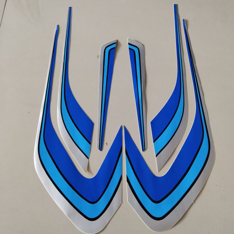 striping yamaha rx s rxs special spesial biru