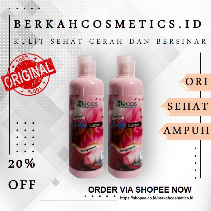 HERCOS BODY LOTION PEMUTIH ALAMI KULIT TUBUH 100% ORIGINAL HANDBODY KULIT BADAN