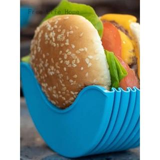 Rak Holder Burger Bahan Silikon Dapat Ditarik Dapat Dicuci Dan Digunakan Kembali Untuk Anak Dan Dewasa