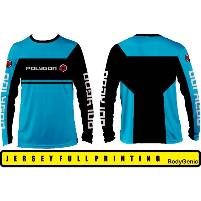 JERSEY SEPEDA POLYGON BIRU