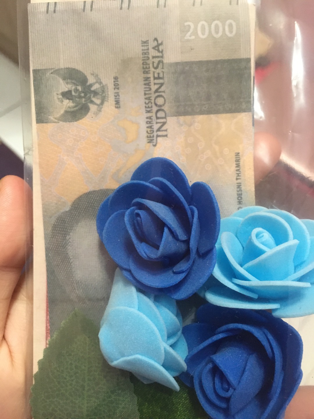 Bunga Spons 3,5 Cm Bahan Mahar