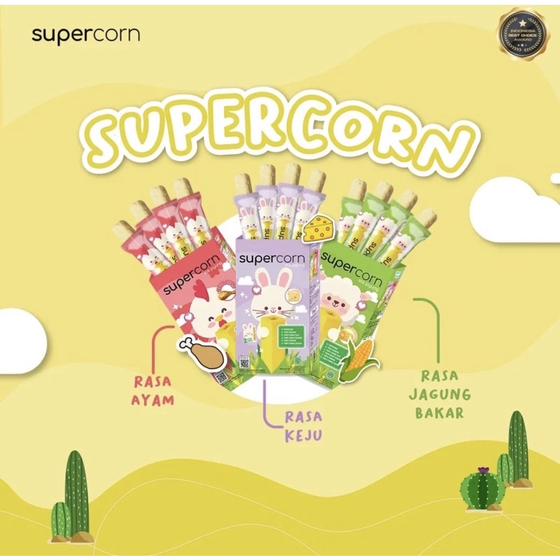 

supercorn stick jagung cemilan anak