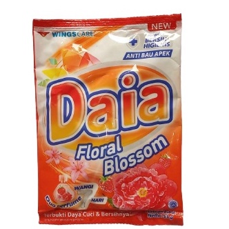 PER RENCENG ISI 6 PCS DAIA DETERGENT SACHET (Renceng) 46G