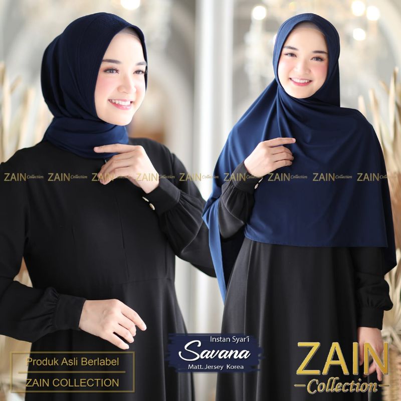 Jilbab Savana Instan Syar'i Ori Zain Collection