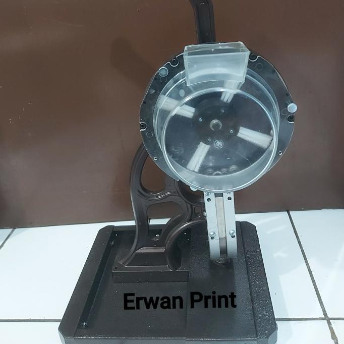 MESIN MATA AYAM /PRESS PLONG BANNER SEMI AUTOMATIS 10 MM .