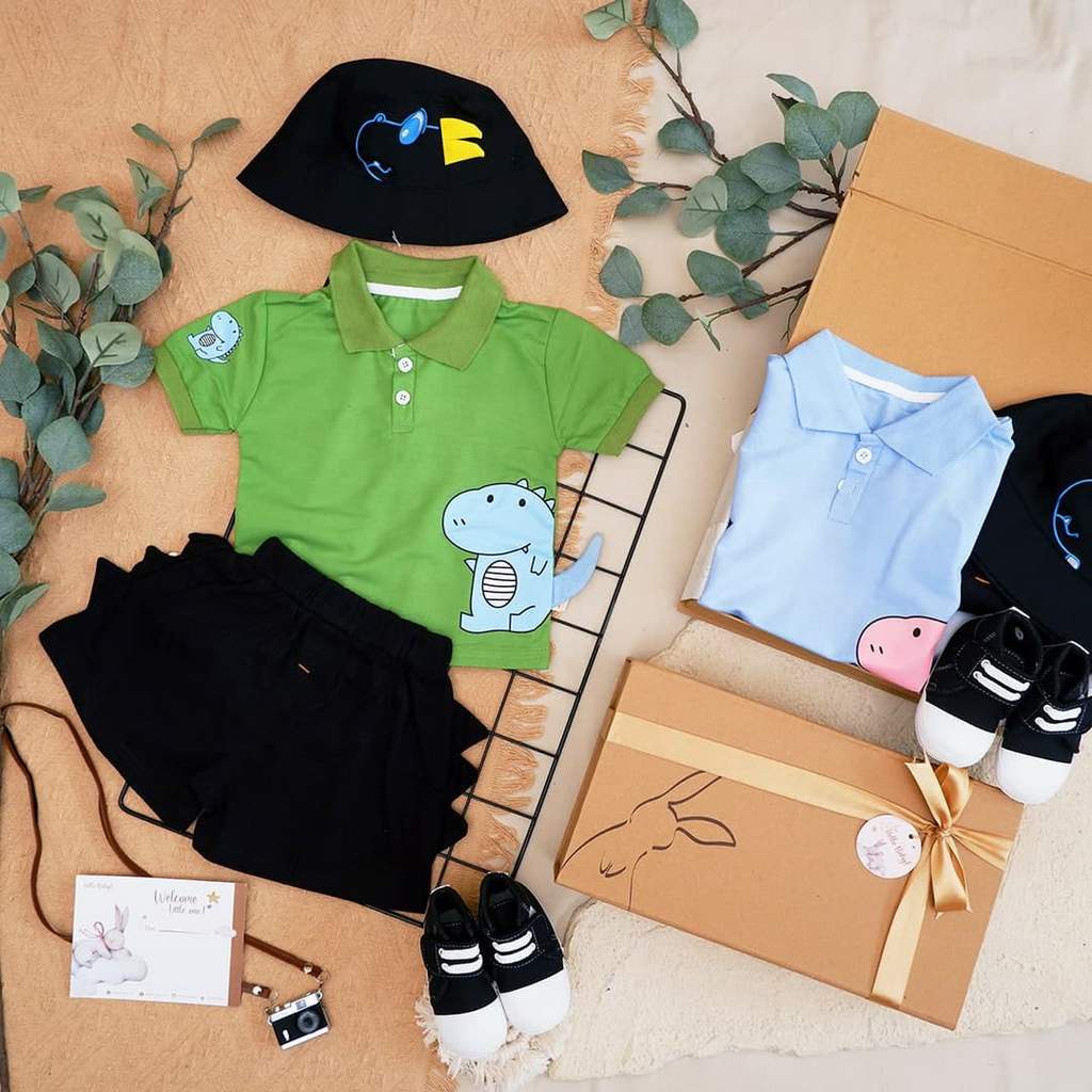 LIO036 Boys Baby Hampers 0-12 months/ Hampers bayi newborn/ Kado bayi/ baby boys gift set-Axelle Green