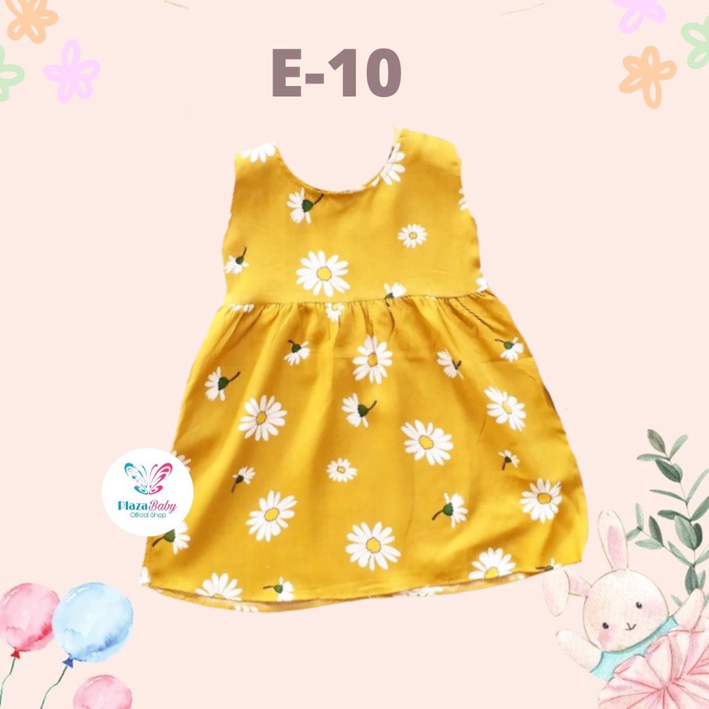 Plazababyku BBB DRESS SELLENAA dress anak perempuan bayi motif bunga lucu PART2