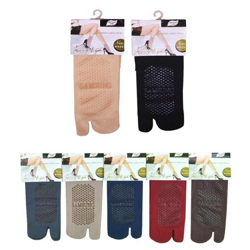 [ 1kg=50pcs ] Kaos Kaki Jempol Muslimah Samsung Anti Slip