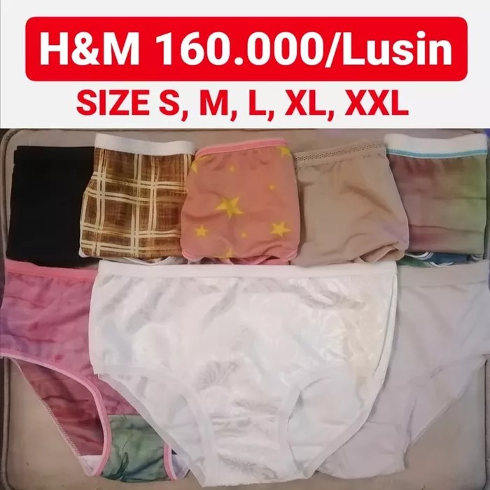 Celana Dalam HnM Panties H&M sisa ekspor Lusinan underwear wanita sexy