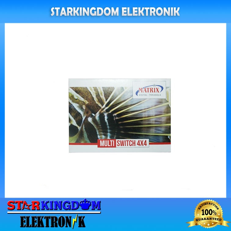 Matrix 4x4 MS 2 LNB Satelit 4 Receiver Multiswitch Parabola