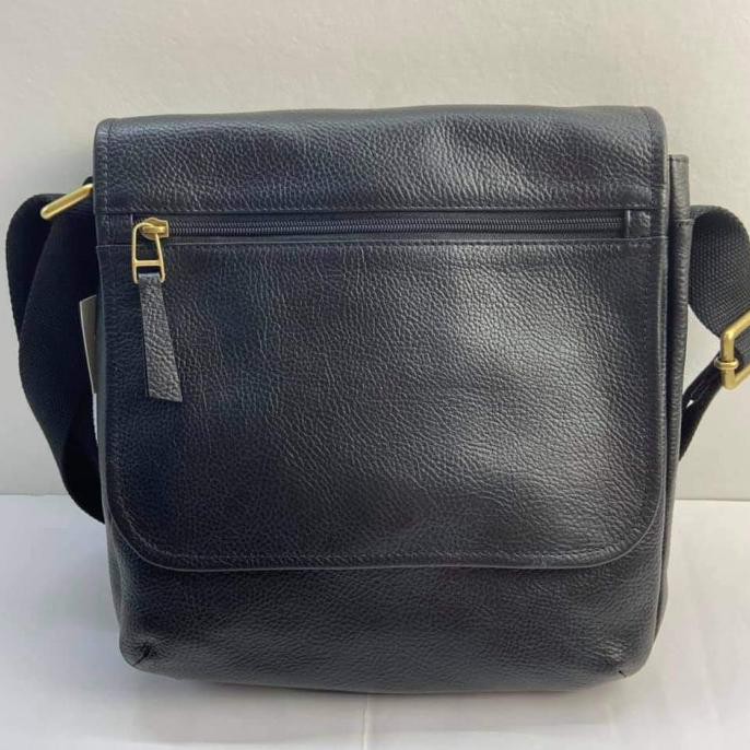 Tas Pria Fossil Trey City Bag Black Bc Diansaritu