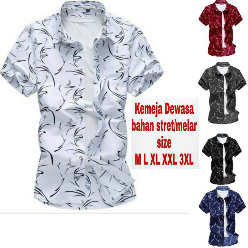 [BOS15] KEMEJA PRIA LENGAN PENDEK/HEM COWOK PENDEK/KEMEJA PRIA MOTIF ASLI/HEM PRIA SANTAI KEREN