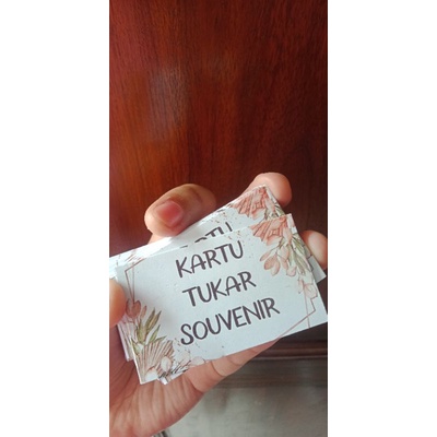 

SALE KARTU PENUKARAN SOUVENIR . KARTU UCAPAN TERIMAKASIH . THANKS CARD . KUPON SOUVENIR WEDDING