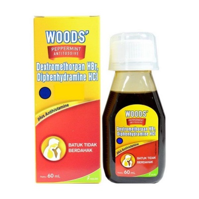 Woods Syrup Obat Batuk  Berdahak dan Kering 60 ml ORIGINAL-BPOM