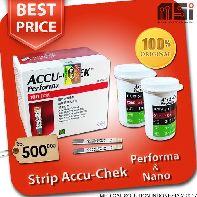 

Terbaru!! Accu-Chek Performa Strip isi 100 (gula darah)
