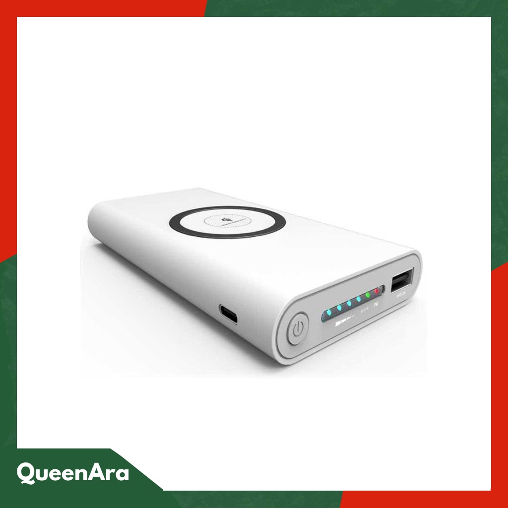 Power Bank Qi Wireless Charging Pad 2 Port 2.1A 10000mAh - 04