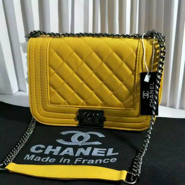 CHANNEL BOY MINI / TAS PESTA WANITA / IMPORT / HAND BAG / SLEMPANG