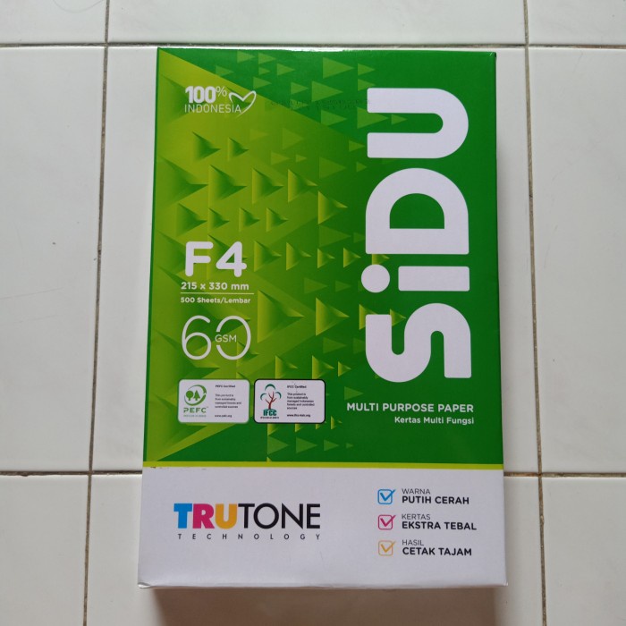 Jual Kertas Hvs F4 60 Gram Sidu Shopee Indonesia