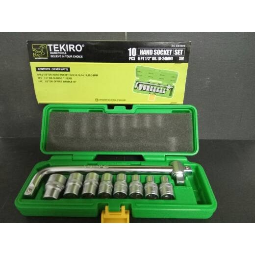 BISA COD Kunci Sok Set Tekiro Dr12 10 Pcs ' Sock Set Tekiro DISKON