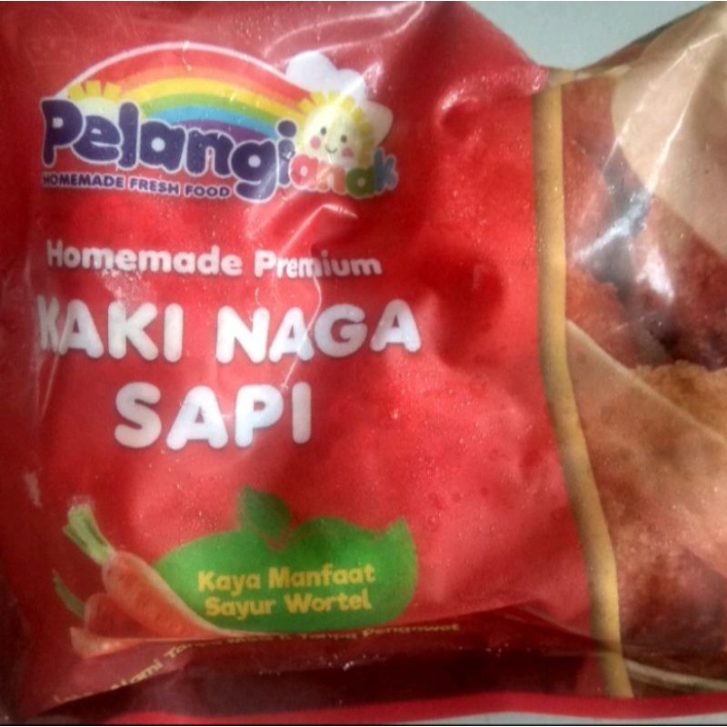 

Kaki Naga Sapi Plus Wortel Non MSG & Pengawet Buatan / Pelangi