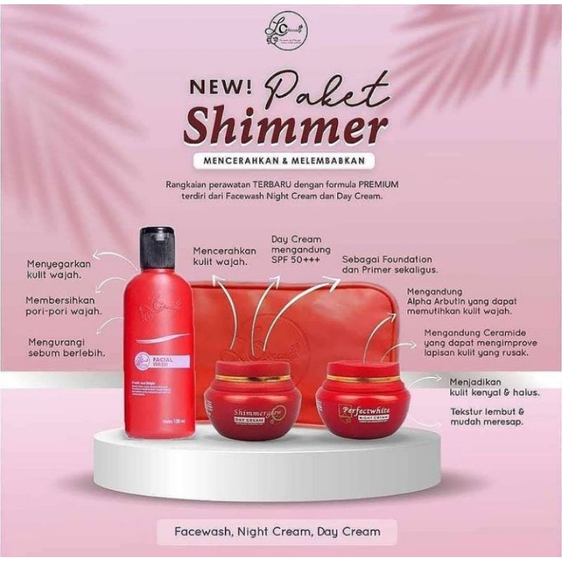 LC BEAUTY PAKET SHIMMER ORIGINAL TERMURAH