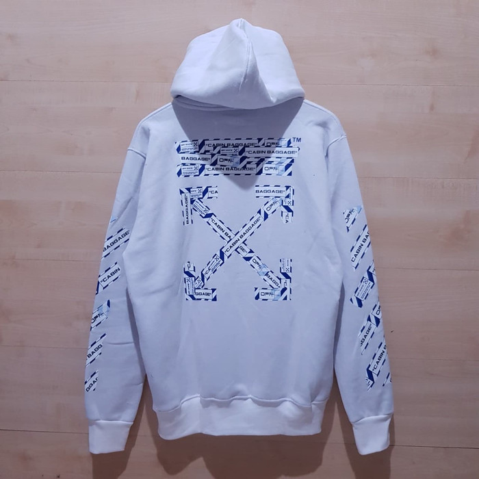 JAKET HOODIE OFF WHITE CABIN BAGGAGE WHITE - M