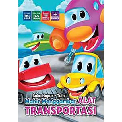 

Buku Hapus Tulis Mahir Menggambar Alat Transportasi