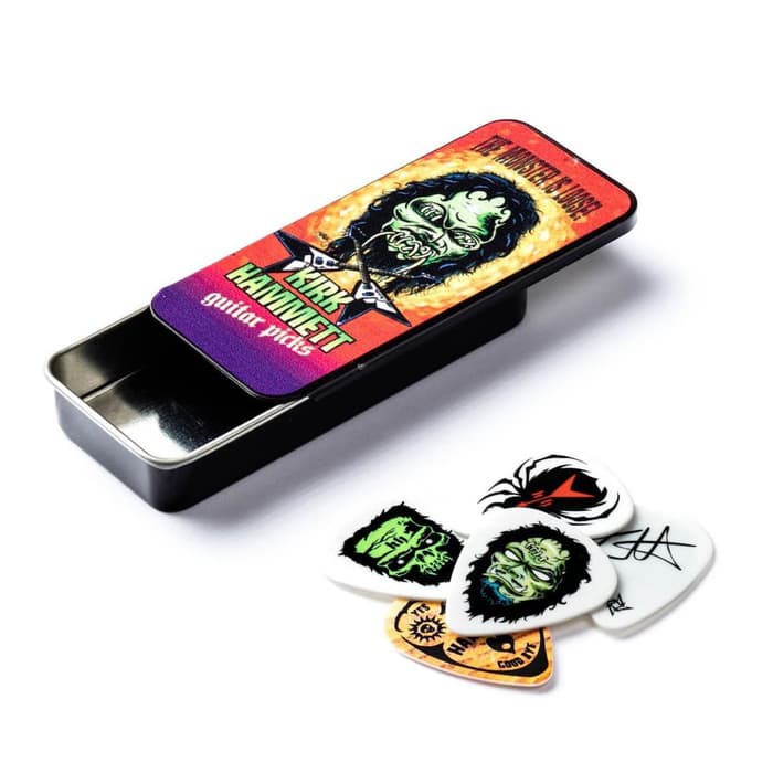 Dunlop Kirk Hammett Pick Tin Koleksi Pick Gitar