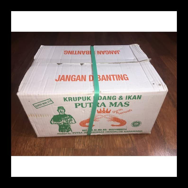 

SALE! KERUPUK UDANG PUTRA MAS MEDE/KANCING 1DUS ISI 5KG - KANCING PALING MURAH