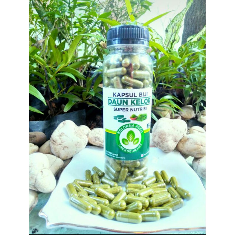 

Kapsul Daun Kelor + Biji kelor Organik (Moringa)