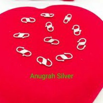 (COD)Kokot/sangketan (S)/kokot/sangketan kalung gelang (S) perak asli 925/Silver lapisan emas putih murni