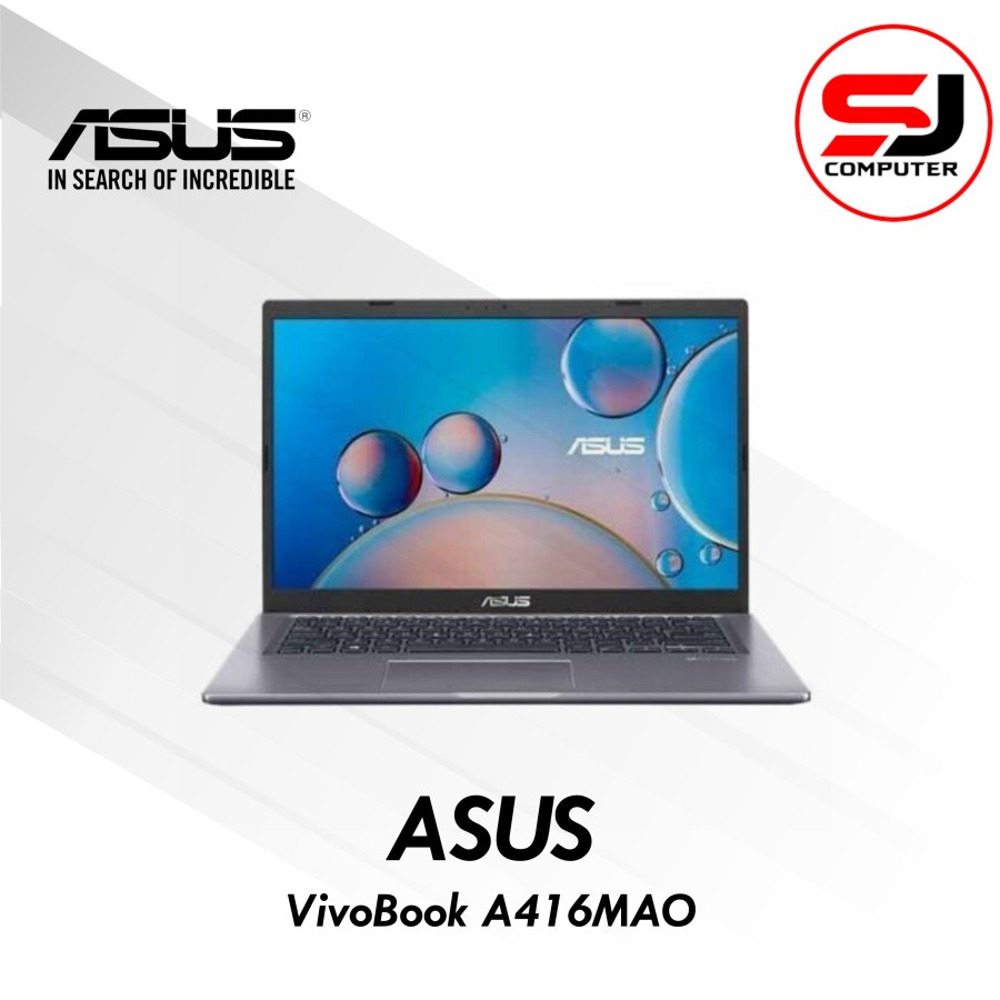 ASUS VIVOBOOK A416MAO-HD424 INTEL N4020 RAM 4GB SSD 256GB WIN10+OHS