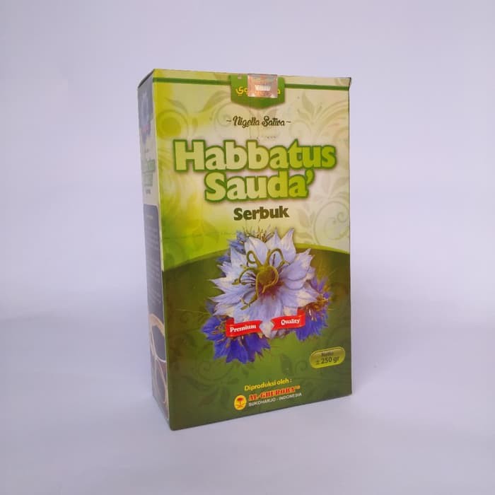 

Serbuk Habbatus Sauda' Nigella Sativa Premium Quality 250gram
