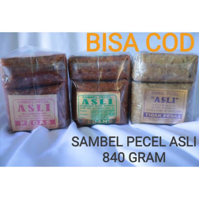 

SAMBEL PECEL ASLI BLITAR 840 GRAM
