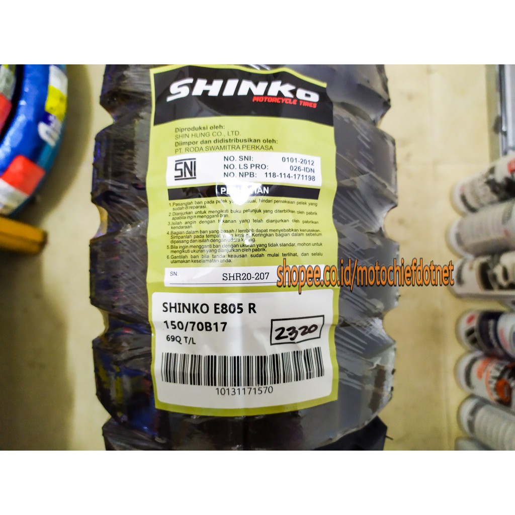 Ban Shinko E805 150/70 - 17 Big Block