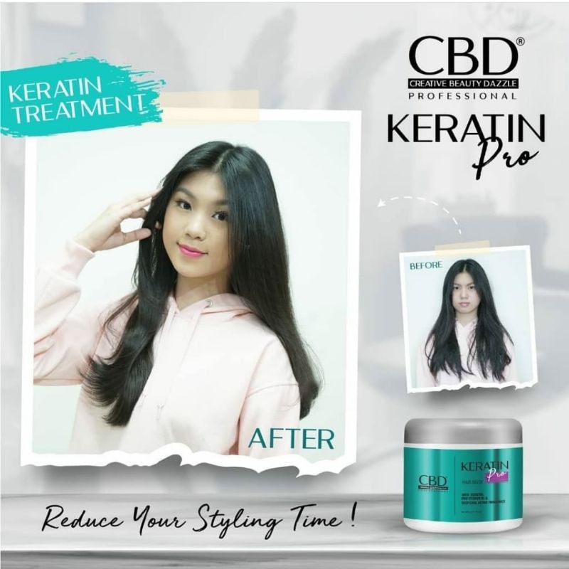 CBD Professional KERATIN PRO Daily HAIR MASK 500gr &amp; 250gr | Masker Rambut Keratin