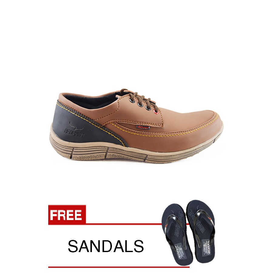 

Redknot - Sneakers Hagy Tan + Bonus Sandal Senilai Rp.25.000,00