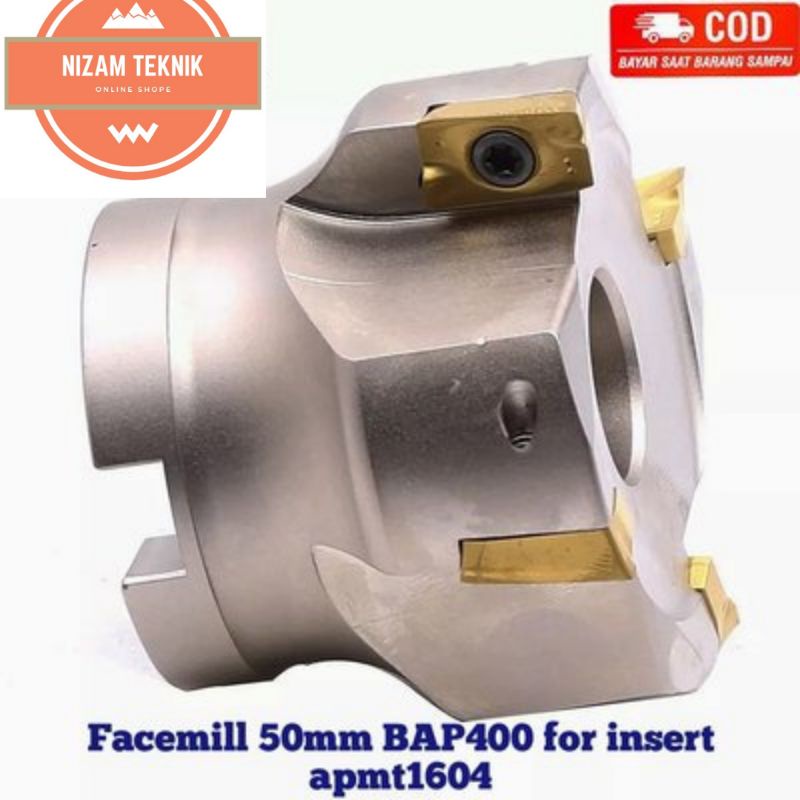 facemill BAP400R 50mm FMB22 apmt16 cocok untuk MT2 MT3 MT4 R8 NT30NT40 C20 C25
