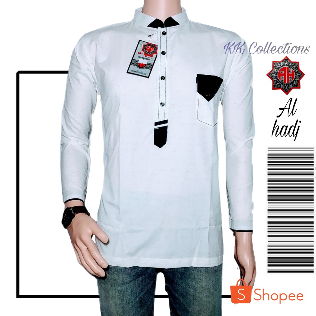 kk_collections koko Bordir asli lengan panjang/koko pria/baju pria/koko/koko bordir asli/koko murah