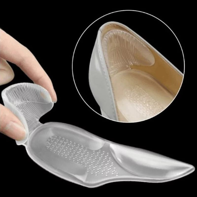 INSOLE SEPATU WANITA ALAS KAKI GEL SILICON ANTI TUMIT LECET DAN ARCH SUPPORT BANTALAN SEPATU