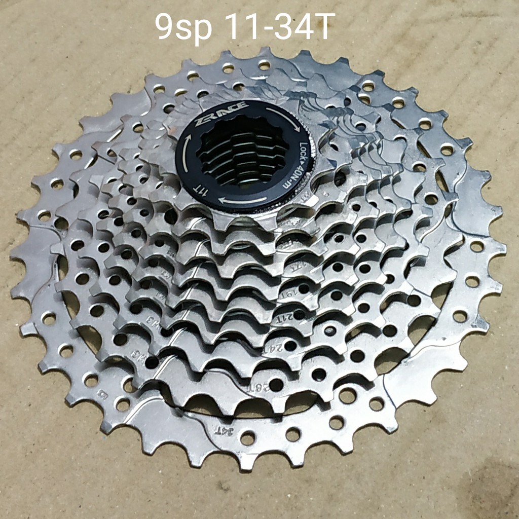 Sprocket Sproket 9 Speed 11-34T ZRACE MTB Roadbike Sepeda Lipat