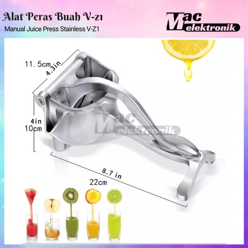 Alat Peras Jeruk Stainless Steel / Lemon Juicer Orange Extractor Squeezer Perasan Press Nipis Buah