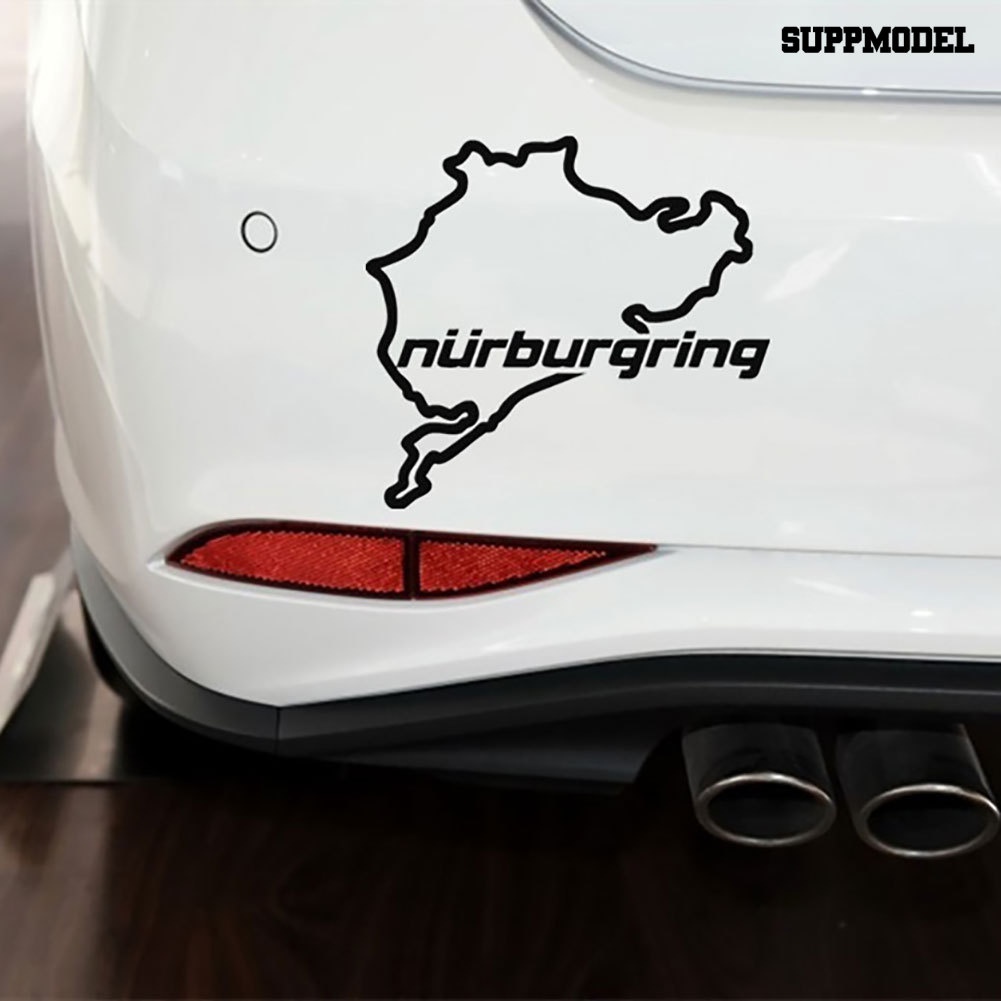 Stiker Reflektif Motif Nurburgring Untuk Dekorasi Mobiltruk