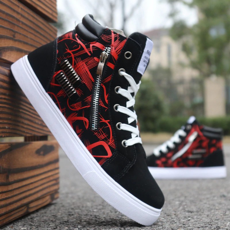 sepatu high top sneakers