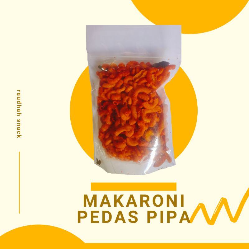 

Makaroni Pipa Daun Jeruk Pedas 250 Gram