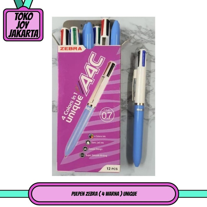 

Pulpen Zebra ( 4 warna ) Unique