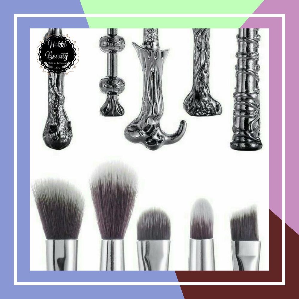 5PCS KUAS MAKE UP SET KUAS KOSMETIK SET HARRY POTTER STORY BOOK COSMETICS MAKE UP BRUSH COSMETIC SET